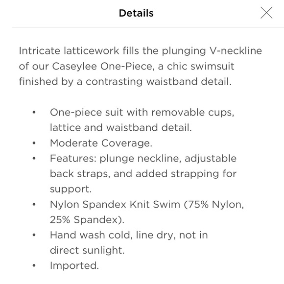 Lilly Pulitzer Caseylee lattice one piece swimsuit - Picture 10 of 15